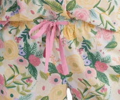 Voile Button Front Short Set