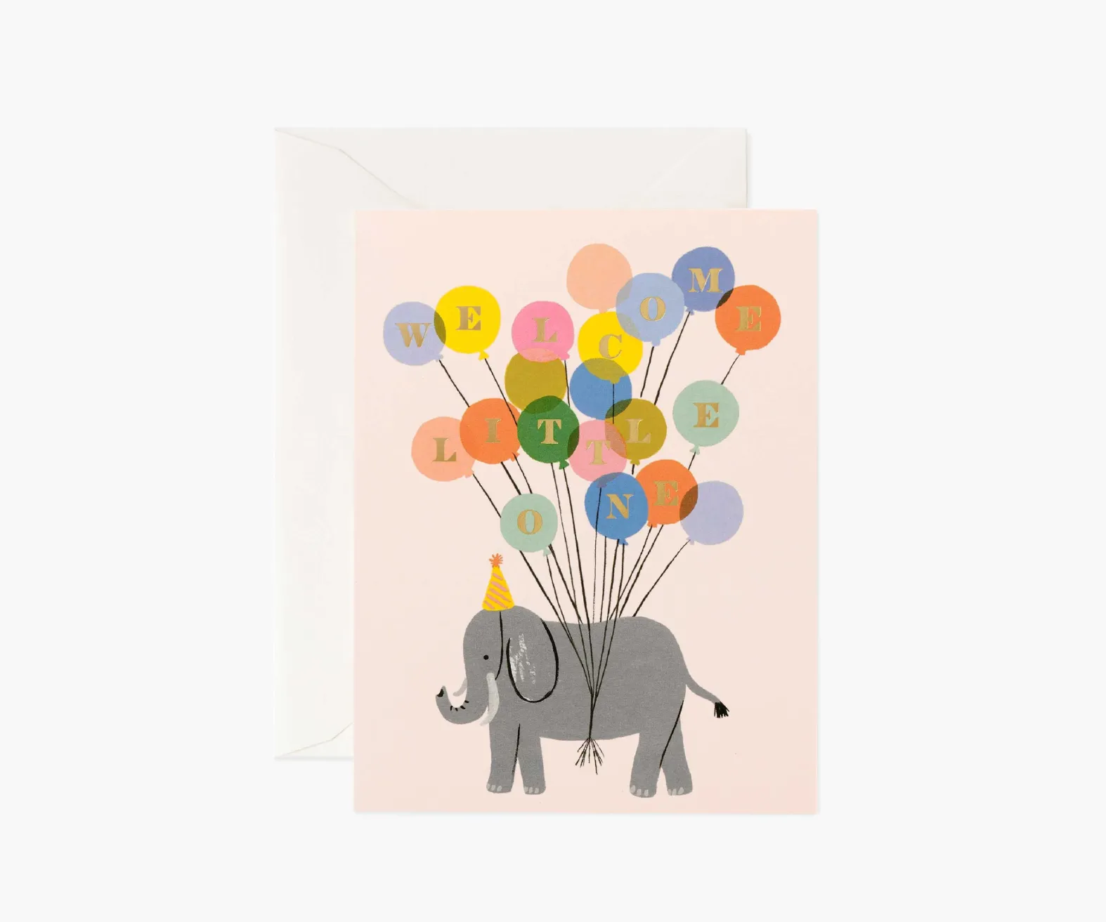 Welcome Elephant Baby Card