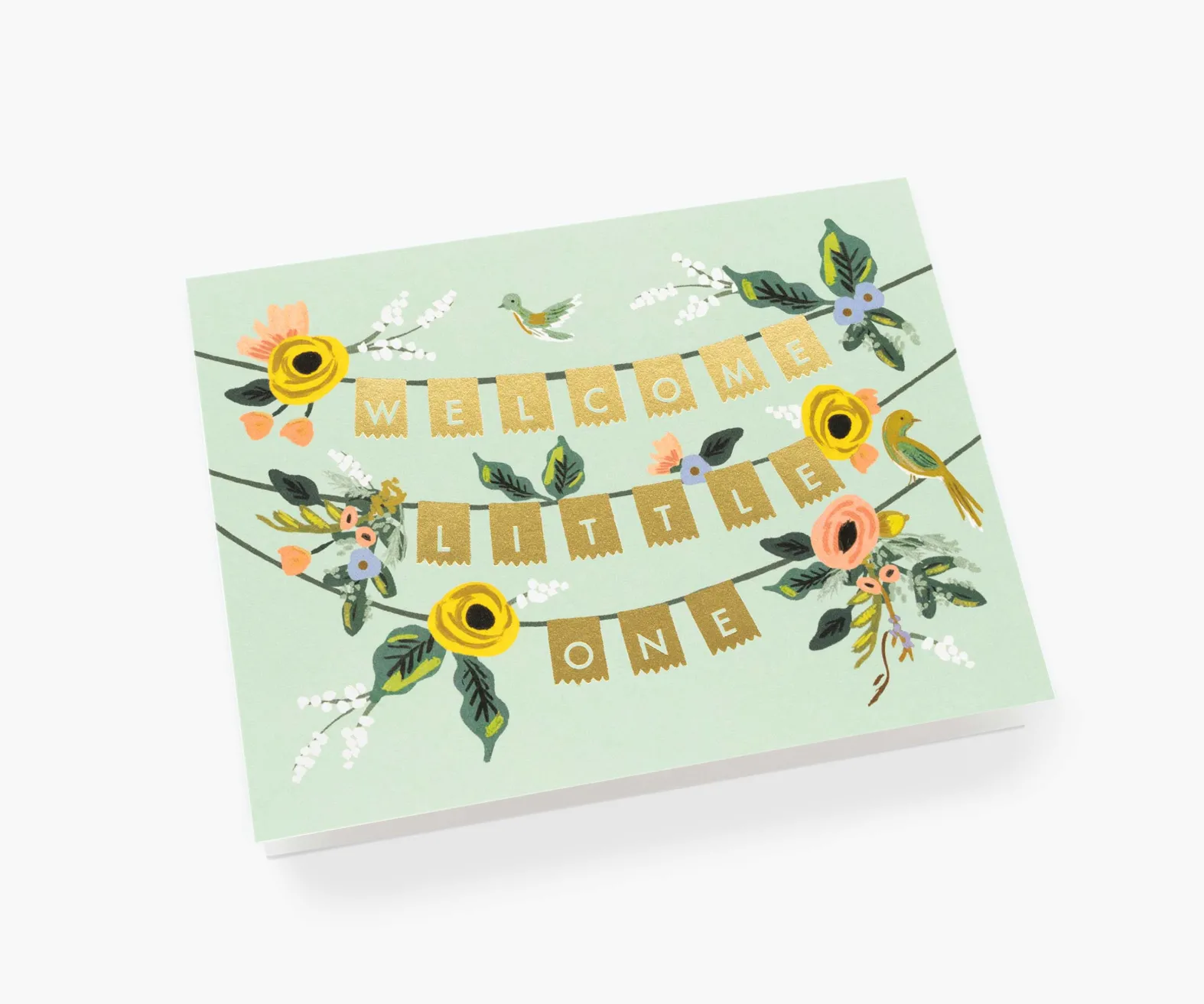 Welcome Garland Baby Card